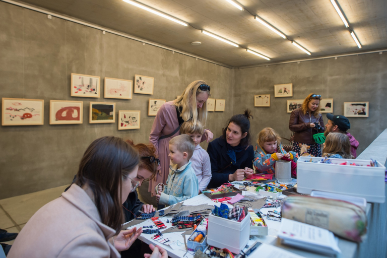 Výtvarný workshop s Evou Volfovou ve výstavě